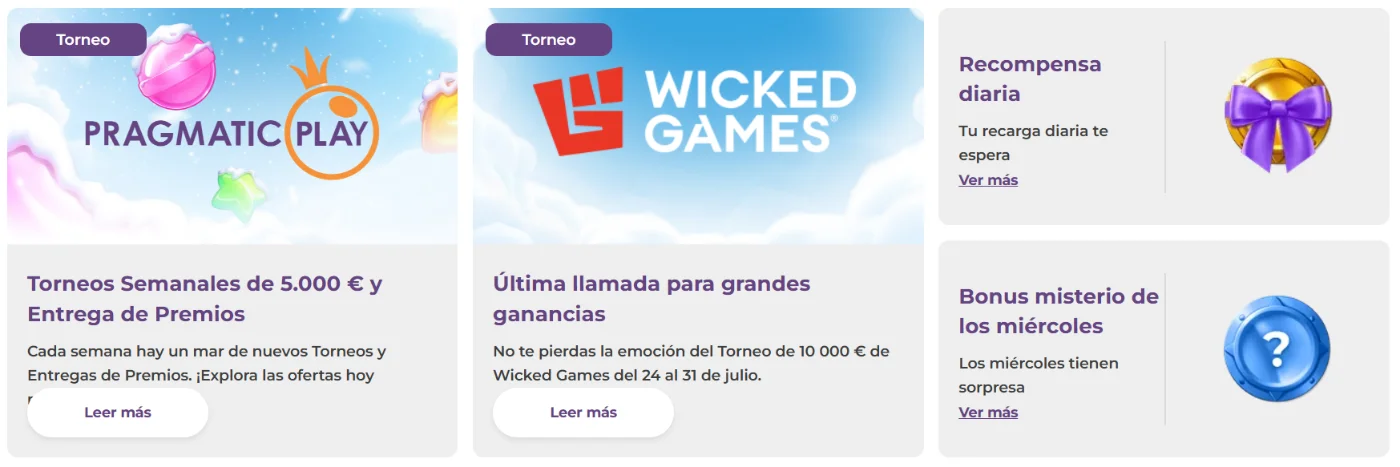 Tsars Casino Promociones Tsars Casino página de promociones con torneos, recompensas diarias y bonos especiales