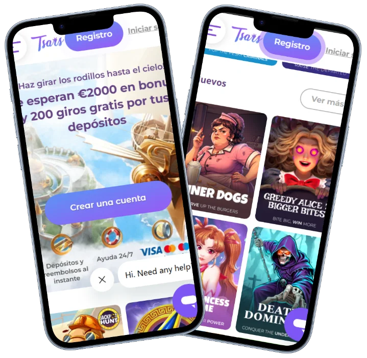 Tsars Casino Móvil Tsars Casino versión móvil con promociones, tragamonedas y navegación optimizada para smartphones